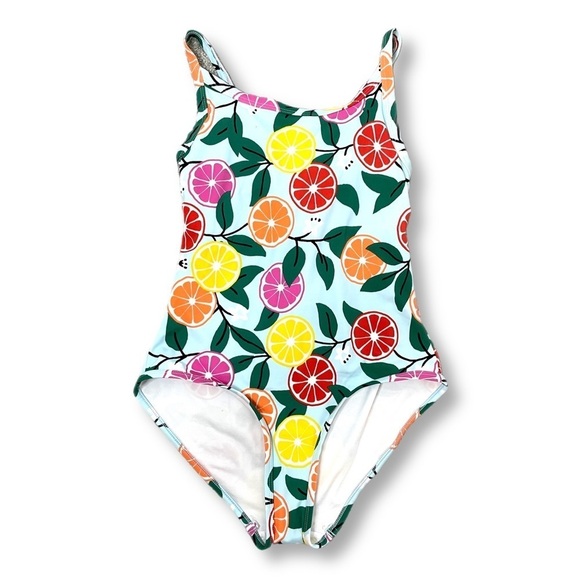 Hanna Andersson Women’s Citrus Print One Piece Swimsuit - Picture 1 of 2